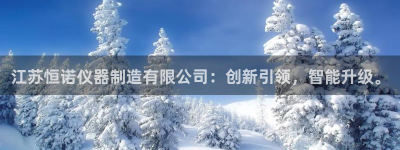 CQ9电子许cf66：江苏恒诺仪器制造有限公司：创新引领，智