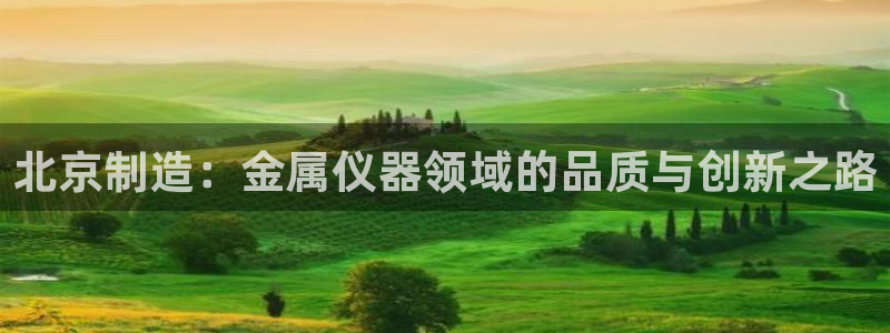 最新cq9电子：北京制造：金属仪器领域的品质与创新之路