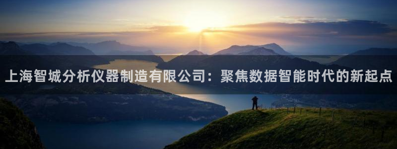 cq9电子游戏破解：上海智城分析仪器制造有限公司：聚焦数据智