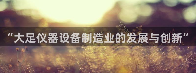 CQ9传奇电子大奖截图：“大足仪器设备制造业的发展与创新”