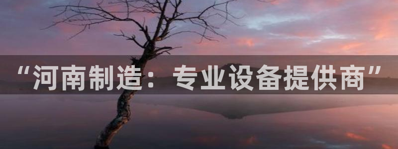 cq9传奇电子的由来：“河南制造：专业设备提供商”