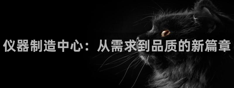 cq9电子程序问题：仪器制造中心：从需求到品质的新篇章